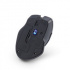 Mouse Ergonómico Verbatim, Blue LED, Inalámbrico, USB, 1600DPI, Grafito  4