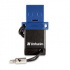 Memoria USB Verbatim Store ‘n’ Go Dual, 128GB, USB 3.2, Negro/Azul  3