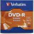 Verbatim Disco Vírgen para DVD, DVD-R, 16x, 4.7GB, 1 Pieza