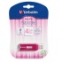 Memoria USB Verbatim Store n Go, 4GB, USB 2.0, Rosa - Imagen adicional 2