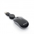 Mouse Verbatim Óptico 98113, Alámbrico, USB Retráctil, Negro/Plata  1