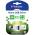 Memoria USB Verbatim Nano, 32GB, USB 2.0, Negro  1