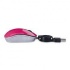 Mouse Verbatim Óptico 98618, Alámbrico, USB, Rosa  2
