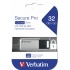 Memoria USB Verbatim Secure Pro, 32GB, USB 3.0, Plata  3