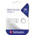 Memoria USB Verbatim Metal Executive, 16GB, USB 2.0, Plata  6