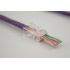Vertical Cable Plug Modular RJ-45 Cat6/6A, Transparente, 100 Piezas  5
