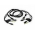Vertiv Cable DisplayPort/2x USB/3.5mm Macho - DisplayPort/2x USB/3.5mm Macho, 1.8 Metros, Negro  3