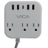 Vica Supresor de Picos EX7P, 3 Contactos, 4x USB-A, 1X USB-C 125V  1