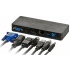 VisionTek Docking Station VT1000 DisplayPort, 3x USB 3.2, 2x HDMI, 1x RJ-45, Negro  3