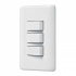 Volteck Placa Armada de Pared 25083, 3 Interruptores, Blanco  1