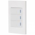 Volteck Placa para Pared, 3 Interruptores, Blanco  1