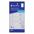 Volteck Placa para Pared, 3 Interruptores, Blanco  2