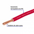 Volteck Bobina de Cable de Cobre con Aislamiento, 14 AWG, 100 Metros, Rojo  3