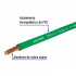 Volteck Bobina de Cable de Cobre con Aislamiento, 14 AWG, 100 Metros, Verde  3