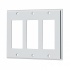 Volteck Placa para Pared, 3 Ventanas, Acero Inoxidable  2