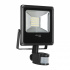 Volteck Reflector con Sensor de Movimiento LED 48229, 20W, Negro  1