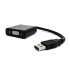Vorago Adaptador USB 3.0 Macho - VGA Hembra, Negro  1