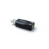 Vorago Adaptador USB 2.0 Macho - 2x 3.5mm Hembra, Negro  3