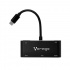 Vorago Adaptador USB-C Macho - VGA/HDMI/USB-C/3.5mm/USB-A Hembra, Negro  4