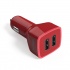 Vorago Cargador para Auto AU-103 V2, 5V, 2x USB 2.0, Rojo  1