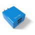 Vorago Cargador para Pared AU-106 V2, 5V, 2x USB 2.0, Azul  1