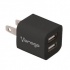 Vorago Cargador para Pared AU-106, 5V, 2x USB 2.0, Negro  1