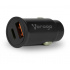 Vorago Cargador para Auto AU-305, 20W, 1x USB-C/1x USB-A, Negro  1