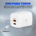 Vorago Cargador de Pared AU-402-WH, 45W, 20V, 2 x USB-C - Imagen adicional 3