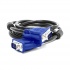 Vorago Cable VGA (D-Sub) Macho - VGA (D-Sub) Macho, 2 Metros, Negro/Azul ― ¡Compra más de $500 en productos de la marca y participa por una Laptop ALPHA PLUS!  2