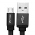 Vorago Cable USB 2.0 A Macho - Micro USB B Macho, 1 Metro, Negro  2