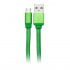 Vorago Cable USB 2.0 A Macho - Micro USB B Macho, 1 Metro, Verde  1