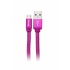 Vorago Cable USB 2.0 A Macho - Micro USB B Macho, 1 Metro, Rosa  1