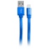 Vorago Cable de Carga USB 2.0 A Macho - Lightning Macho, 1 Metro, Azul, para iPhone/iPad  1