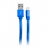 Vorago Cable de Carga USB 2.0 A Macho - Lightning Macho, 1 Metro, Azul, para iPhone/iPad  3