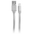Vorago Cable de Carga USB 2.0 A Macho - Lightning Macho, 1 Metro, Blanco, para iPhone/iPad  1