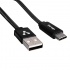 Vorago Cable USB A Macho - USB-C Macho, 1 Metro, Negro ― ¡Compra más de $500 en productos de la marca y participa por una Laptop ALPHA PLUS!  1
