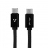 Vorago Cable USB-C Macho - USB-C Macho, 1 Metro, Negro ― ¡Compra más de $500 en productos de la marca y participa por una Laptop ALPHA PLUS!  2