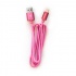 Vorago Cable de Carga Micro USB B/Lightning Macho - USB A Macho, 1 Metro, Rosa, para iPod/iPhone/iPad  2