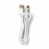 Vorago Cable de Carga Micro USB B/Lightning Macho - USB A Macho, 1 Metro, Blanco, para iPod/iPhone/iPad  3