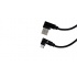 Vorago Cable USB Angulado Macho - USB-C Angulado Macho, 1 Metro, Negro  2