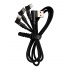 Vorago Cable de Carga 3 en 1 USB A Macho - Micro USB B/Lightning/Micro USB Macho, 1.3 Metros, Negro, para iPhone/iPad/Smartphone  4