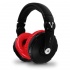 Vorago HP-500 Audífonos para DJ, Alámbrico, 2 Metros, Negro/Rojo