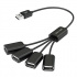 Vorago HUB HU-101 USB 2.0, 4 Puertos, Negro  2