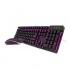 Kit Gamer de Teclado y Mouse Vorago KM-500, Alámbrico, USB, Negro (Español)  1