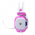 VSG Audífonos Gamer Gemini, Alámbrico, 2.1 Metros, 3.5mm/USB 2.0, Rosa/Blanco - Imagen adicional 2