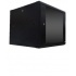 WAM Gabinete de Pared con Puerta 12U, Negro  1