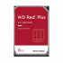 Disco Duro para NAS Western Digital WD Red Plus 3.5", 6TB, SATA III, 6Gbit/s, 5400RPM, 256MB Caché  1