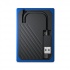 SSD Externo Western Digital WD My Passport Go, 1TB, USB, Negro/Azul - para Mac/PC  5