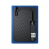 SSD Externo Western Digital WD My Passport Go 2.5", 500GB, USB, Negro/Azul, A Prueba de Golpes - para Mac/PC  5