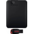 Disco Duro Externo Western Digital WD Elements Portable 2.5'', 2TB, USB 3.0, Negro, para Mac/PC ― Incluye Memoria USB 32GB - Imagen adicional 2